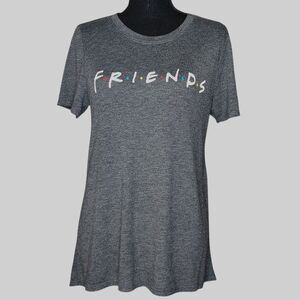 Friends The Television Series Women L Heather Gray Short Sleeve Soft T-Shirt